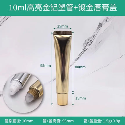 10/50/100/300pcs 10ml Empty Lip Balm Tube Soft Tube Squeeze Hose Lip Glossy Lip Oil /Cream /Concealer Cosmetic Container Sample