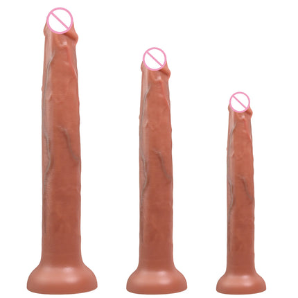 Super Long Realistic Soft Silicone Dildo glans Penis Butt Plug Prostate Massager Vagina Anal Suction Cup Sex Toys For Women men
