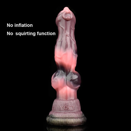 LEZEE Inflatable Dildo Soft Silicone Dog Dildos Squirting Penis Soft Buttplug Penetration Anal Plug Sex Toys For Women