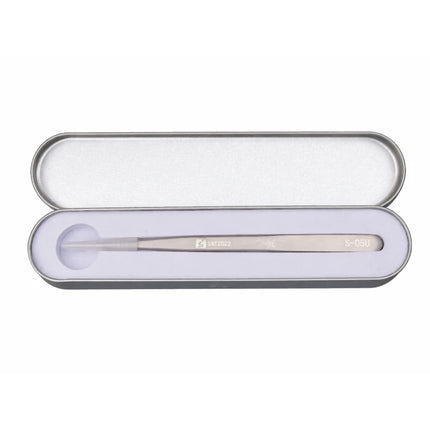 SATZOZZ S-05U Ultra-Fine Precision Tweezers 304 Stainless Steel Non-Magnetic Micrometer Tip
