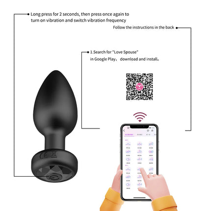 Anal Plug Vibrating Butt Plug, Adult Sex Toys 3PCS Silicone Anal Plugs, Anal Sex Toys with Remote Control 10 Vibrating Vibrator