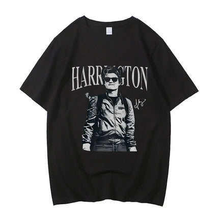 Steve Harrington T Shirt Men Women Fashion Cartoon Short Sleeve Tshirt High Quality Cotton T-shirts Movie Club Streetwear