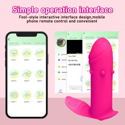 Wireless Dildo Vibrator APP Control Mini Bullet Vagin Massager Powerful G Spot Wear Clitoris Stimulator Adult Sex Toys for Women