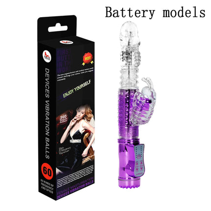  Telescopic Dildo Vibrator for Women G-Spot Rabbit Clitoris Stimulator Vaginal Massager Adults Female Masturbation Sex Toys18+