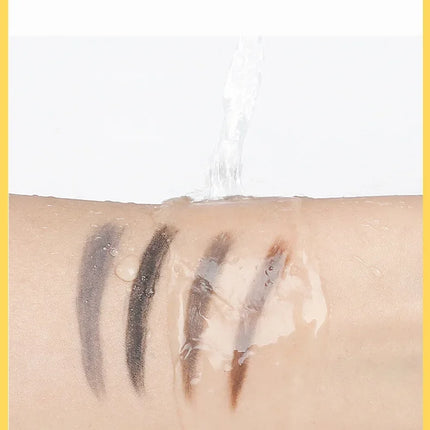 Gold Bar Double Ended Eyebrow Pencil - Ultra Fine 0.5mm Triangle Tip Waterproof & Smudge-proof for 3D Natural Brows