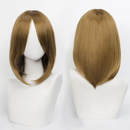 Synthetic Medium Length Cosplay Wig, Adjustable Headband,Multiple colors