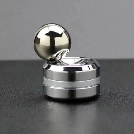 Adult Desktop Stress Relief Metal  Fidget Toy Decompression Hypnosis Rotary Gyro Fingertip Toy Kinetic Round Spinner Kids Gift