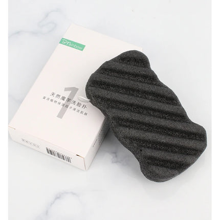 Clearance_Brainbow Face Washing Sponge Konjac Wash Face Puff Large Foaming Deep Cleansing Horny Belt Lanyard Makeup Cleansing Pu