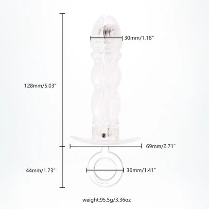 Anal Training System - Resin Adjustable Dilator Expander For Adult Men And Women Butt Stretching, BDSM Play & Fisting Practice