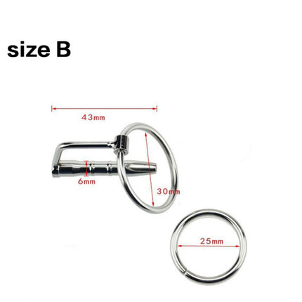 WAKEWAY 4Size Horse Eye Wand Male Urethral Dilator Urine Plug Erotic Toys Penis Ring Sm Insertion Horse Eye Tool