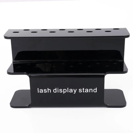 Yiernu customized Lash Tester Stick Fancy Eyelash Display Stand with 12 Eye Lash Test Sticks Holes Eyelash Displaying Testers