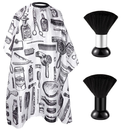 1/2PCS Professional Hair Cutting Apron Salon Barber Cape Hair Cutting Waterproof Cloth Hair Cutting Apron Barber Accessories
