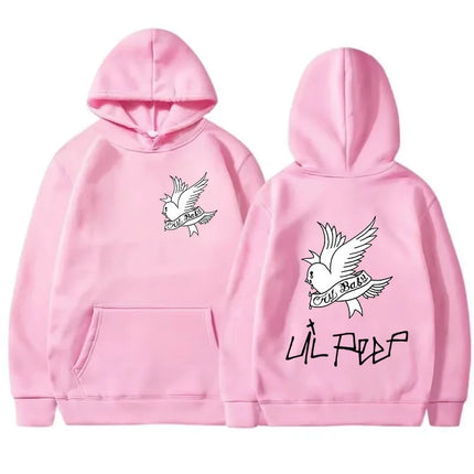 New autumn/winter men's Lil Peep printed hoodie and hoodie Sporty women's fashion Casual hip-hop Harajuku Street hip-hop top