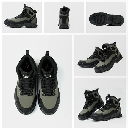 Man Safety Shoes Puncture-Proof Work Sneaker Waterproof Work Shoes Steel Toe Shoes Safety Boots Indestructible Shoes Lightweight
