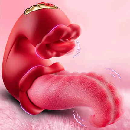 Tongue Licking Clitoral Vibrator for Women Clitoris Stimulator G Spot Dildo Female Vagina Massager Vibrating Sex Toys for Adult