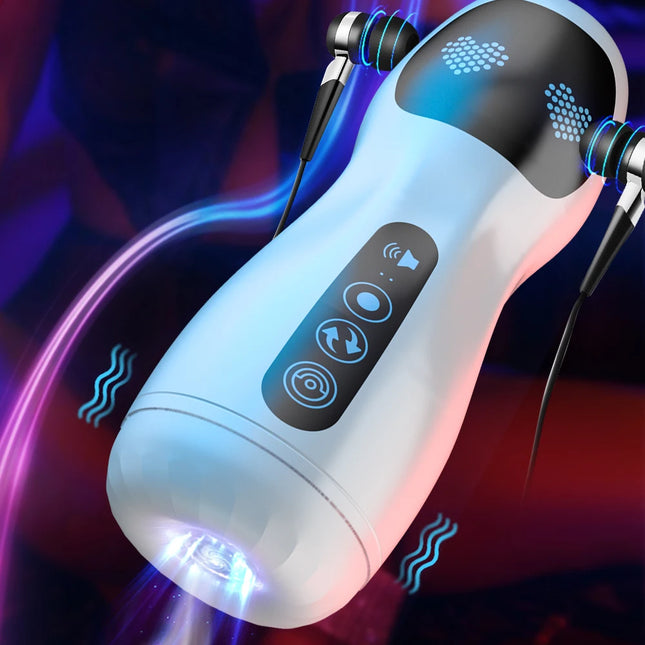 Automatic Male Masturbator Cup Sucking Vibration Blowjob Real Vagina Pocket Pussy Penis Oral Sex Machine Adults Toys For Man 18+