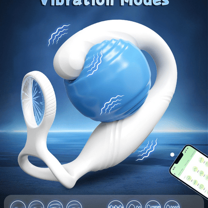 Male Sex Toys Rotating Anal Vibrator Prostate Massager Dual Penis Ring Cock Rings Anal Butt Plug Vibrators Anal Toys for Men 18+