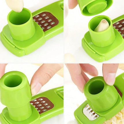 1/2pc Mini Garlic Grinder Creative Garlic Press Kitchen Garlic Mash Manual Garlic Mashing Green Kitchen Gadgets Tool