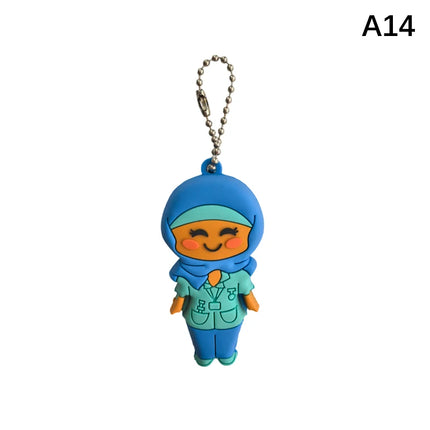 Ampoule Bottle Opener Keychain Syringe-Shaped Cutter Nurse Doctor Ampoule Bottle Opener Aid Medication Vial Breaker Tool