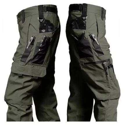 Wear Resistant Work Pant Man Multi-pocket Straight Cargo Trousers Outdoor Jogging Tactical Pants Spring Autumn Casual Trousers
