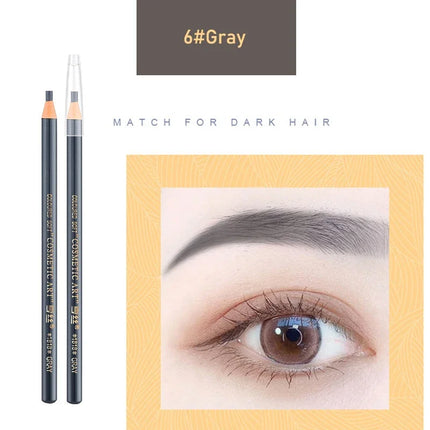 Waterproof Eyebrow Pencil Professional Women Eyes Makeup Tattoo Tint Microblading Pen Wood Natural Cosmetic Beauty Eyebrow Tool