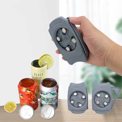 1pc Smooth Edge Safe Can Opener Portable Beer Soda Coke Can Top Remover Quick Open Kitchen Bar Gadget for Home Party Camping