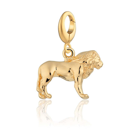 Animal Series Pendant Stainless Steel DIY Small Pendant Vacuum Plated 18K Gold Color-Preserving Accessory in Furnace