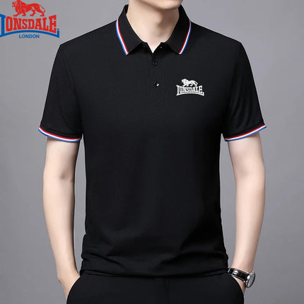 Embroidery New Summer Cotton Polo Shirt Men High Quality Men's Short Sleeve Top Business Casual Breathable Polo-shirt for Men