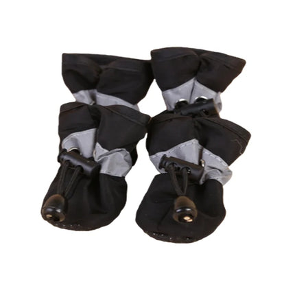 4 PCS set Of Waterproof Pet Dog Shoes, Anti Slip Soft Soled Rain Boots, Kitten Dog Shoes, Puppy Pet Boots, Pet Paw Accessorie
