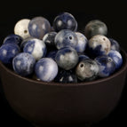 Blue sodalite / 8mm  45 to 46pcs