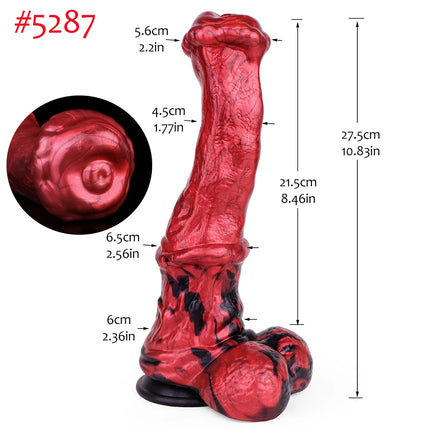 FAAK Fantasy Large Horse Dildo Sucker Silicone Multi Color Penis With Testis Sucker Female Masturbator Anal Plug For Women Men