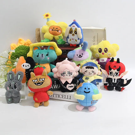 Thailand GMMTV CP Plush Keychain Cartoon Cute Filling PP Cotton Pendant JAIDEE BABII WIN ForceBook AouBoom Fans Birthday Gift