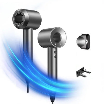 Professional high-speed bladeless hair dryer, 1600W high-power ionic hair dryer, dries hair quickly, home styling tool