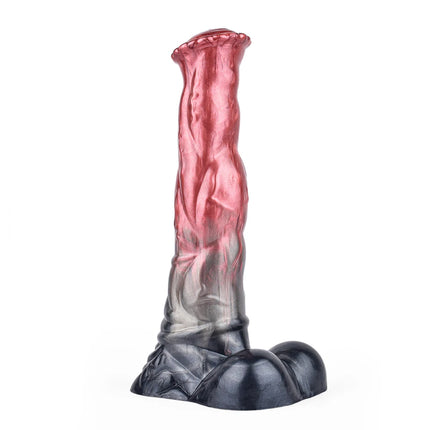 FAAK Fantasy Large Horse Dildo Sucker Silicone Multi Color Penis With Testis Sucker Female Masturbator Anal Plug For Women Men