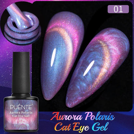 7.5ML Amber Moonlight Cat Magnetic Gel High Glossy Luxury Coffee Series Cat Eye Gel Soak Off UV Semi-Permanent Nail Art Varnish