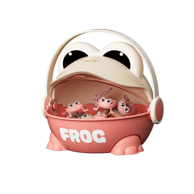 15Pcs Jumping Frog Toy Bounce Frogs Anxiety Toy  for Kids Assorted Stress Relief Toys Children Parent-child Birthday Party Gift