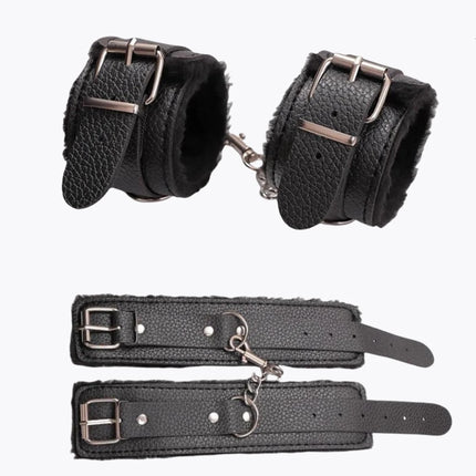 Sexy Adult Female BDSM Restraint Sex Toy Handcuffs Leg Split Bondage Gear Erotic Bed Sex Games Strap System Bar Spreader Kits
