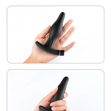 10-frequency Vibration Prostate Bead Inflation Huge Anal Plug Electric Orgasm Masturbation Massager Sex Product Butt Plug SexToy