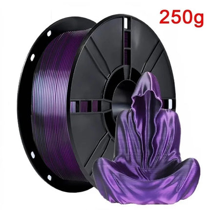 Dual Color Filament Silk PLA 1.75mm 1kg/500g/250g 3D Printer Filament High SpeedShiny PLA Multicolor Black Red Blue Bundle