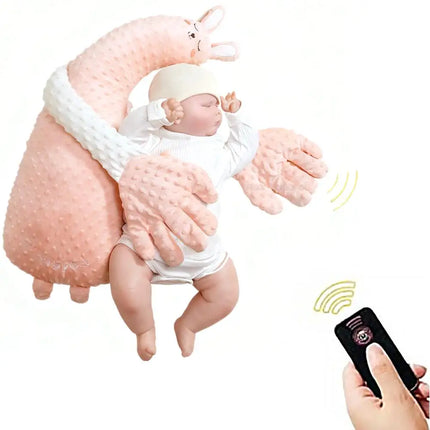 Baby Hugging Soothing Palm Plush Toy Innovative Patting Sleep Solution Anti-Jump Design for Secure Cuddle Sleep Soft Skin-Safe