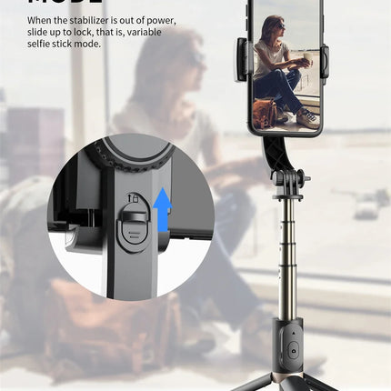 Handheld Gimbal Stabilisateur Estabilizador Selfie Stick Smartphone Action Kameralar Bluetooth Tripod For Live Broadcast