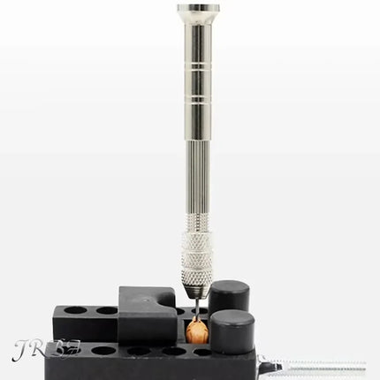 0.8-3.0mm Mini Hand Drill Woodworking Tools Drilling Rotary Tool Manual Twist Drill Bit Watchmaker Pin Vice Watch Repair Tools