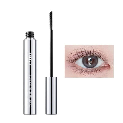 3D Curling Eyelash Mascara,Slim Brush Mascara, Waterproof Tube Mascara Lash-Lifting Long Lasting No Clumping Defined Lashes