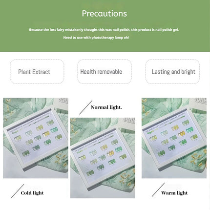 MN 12ML 1-12PCS Chinese Style Turquoise Gel Nail Polish 2026 New Ice Transparent Green Jelly Gel Polish Yellow Green Nails