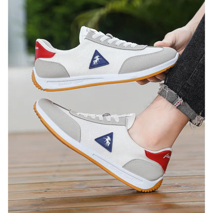 Men's Breathable Mesh Sports Shoes Lightweight Comfortable Soft Bottom Casual Shoes Versatile Footwear for All Seasons