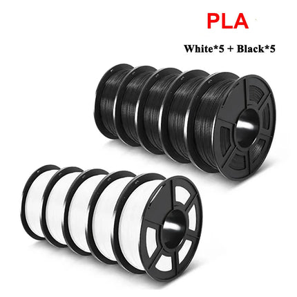 SUNLU 3D Filament PLA/PLA META/PETG/ABS/TPU/PLA MATTE 1.75mm 10Roll 1KG/0.5KG 3D Printer Filament for 3D Printer
