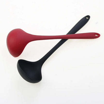 JCD Non-stick Silicone Ladle Soup Spoon Turners Kitchen Tools Cooking Utensils Utensils Egg Fish Frying Pan Scoop Fried Shovel