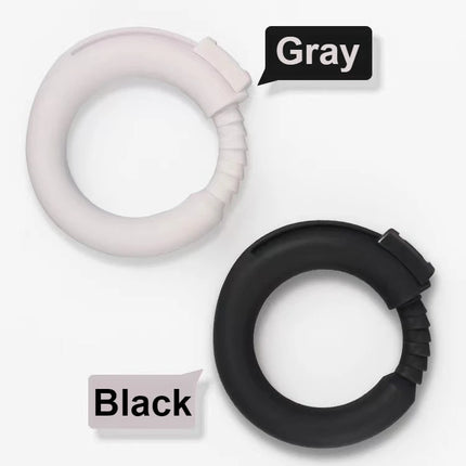 22-32mm Adjustable Silicone Cock Ring Male Delay Ejaculation Penis Rings Foreskin Corrector Lock Semen Cockrings Sex Toy for Men