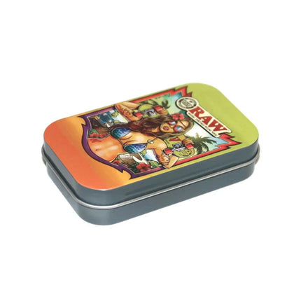 Cigarette Case Box Tobacco Storage humidor rolling paper box Jewelry Candy Coin Key Organizer Metal Tin Flip Gifts Sealed