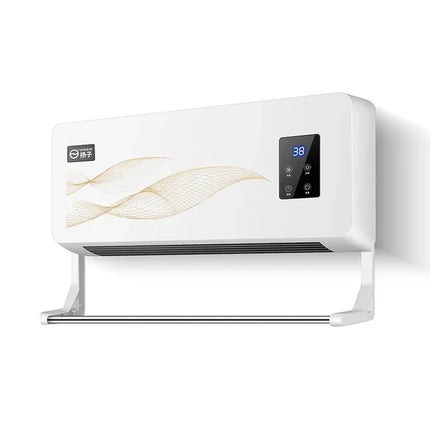 Multifunctional Wall Electric Heaters Ceramic Heating Fan Heater Mobile Intelligent Remote Control Electric Warmers In Bathroom